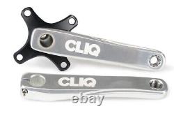 CLIQ Weaponz BMX Crankset 180mm Polished Haro New 2pc Race BMX