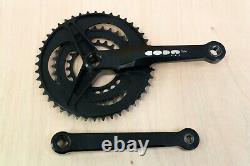 CODA CNC Kurbelsatz 701M Cannondale 90s SCHWARZ crankset black LTD. KULT Retro