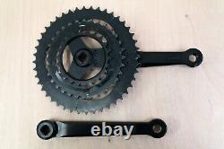 CODA CNC Kurbelsatz 701M Cannondale 90s SCHWARZ crankset black LTD. KULT Retro