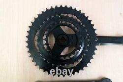 CODA CNC Kurbelsatz 701M Cannondale 90s SCHWARZ crankset black LTD. KULT Retro