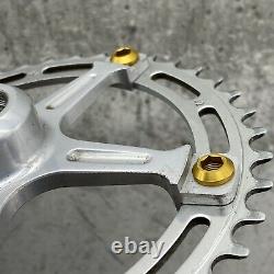 Campagnolo Crank Set Record 42t Old School BMX Vintage Single GOLD Wolf Tooth