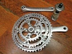 Campagnolo Racing T 170l 52/42/30t Crank Set & English Bottom Bracket