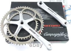 Campagnolo Record 10 Speed Crankset 170mm Anti Friction chainrings + Bolts NOS