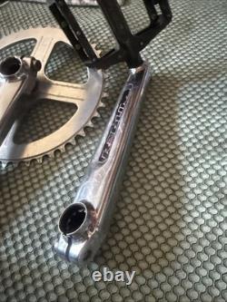 Chrome REDLINE FLIGHT BMX Cranks 180mm Redline 47t chainring Pedals BMX Parts
