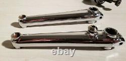 Chrome Torker 175 3 piece crank set 1990s old school BMX nice chrome 10 spline