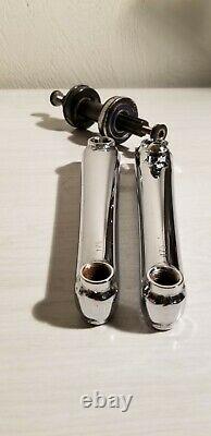 Chrome Torker 175 3 piece crank set 1990s old school BMX nice chrome 10 spline