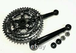 Cook Brothers Racing RSR Crankset 176mm Top Zustand black 46-36-24 Suntour KB