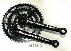 Cook Brothers Racing RSR Crankset 176mm Top Zustand black 46-36-24 Suntour KB