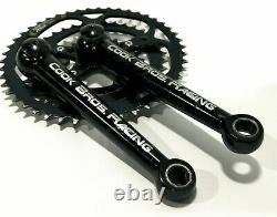 Cook Brothers Racing RSR Crankset 176mm Top Zustand black 46-36-24 Suntour KB