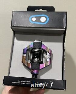 Crank Brothers Candy 7 Pedals Rare Limited Edition Oil Slick