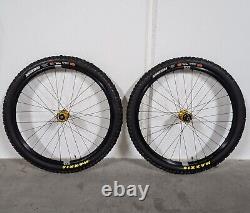 Crank Brothers Synthesis DH Wheelset with Maxxis Tires 20x110 (F) 12x150 (R)