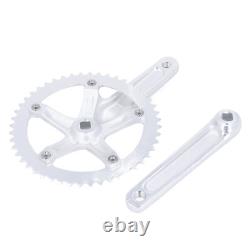 Crankset Aluminum Alloy 144BCD 48T Square Hole Chainring Crank Arm Set ZO