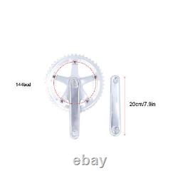 Crankset Aluminum Alloy 144BCD 48T Square Hole Chainring Crank Arm Set ZO
