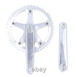 Crankset Aluminum Alloy 144BCD 48T Square Hole Chainring Crank Arm Set ZO