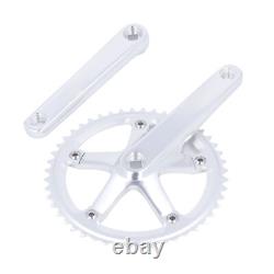 Crankset Aluminum Alloy 144BCD 48T Square Hole Chainring Crank Arm Set ZO