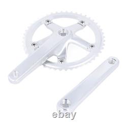 Crankset Aluminum Alloy 144BCD 48T Square Hole Chainring Crank Arm Set ZO