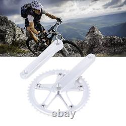 Crankset Aluminum Alloy 144BCD 48T Square Hole Chainring Crank Arm Set ZO