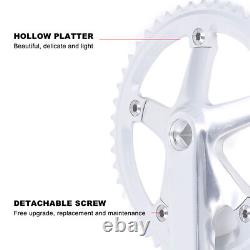 Crankset Aluminum Alloy 144BCD 48T Square Hole Chainring Crank Arm Set ZO