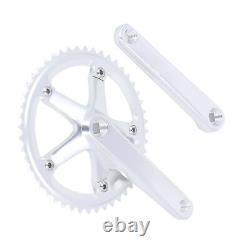 Crankset Aluminum Alloy 144BCD 48T Square Hole Chainring Crank Arm Set ZO