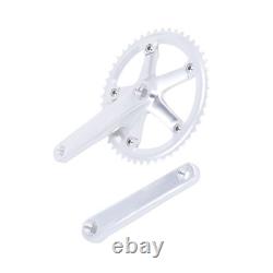 Crankset Aluminum Alloy 144BCD 48T Square Hole Chainring Crank Arm Set ZO