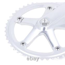 Crankset Aluminum Alloy 144BCD 48T Square Hole Chainring Crank Arm Set ZO