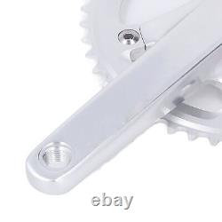 Crankset Aluminum Alloy 144BCD 48T Square Hole Chainring Crank Arm Set ZO