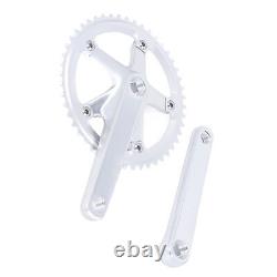 Crankset Aluminum Alloy 144BCD 48T Square Hole Chainring Crank Arm Set ZO