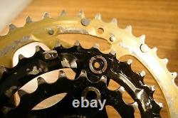 Crankset Shimano Deore LX Mega Drive Train Gold Edition FC-M570 + bottom bracket