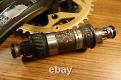 Crankset Shimano Deore LX Mega Drive Train Gold Edition FC-M570 + bottom bracket