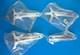 Dimension Tandem Cranksets Nos/new 90s 170 130/74 Triple I-beam Polished Silver