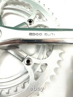 EDCO ELITE 170mm 130 BCD 53/42T SQUARE TAPER CRANK SET NOS WITH BB