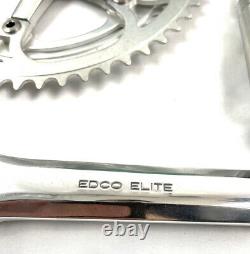 EDCO ELITE 170mm 130 BCD 53/42T SQUARE TAPER CRANK SET NOS WITH BB