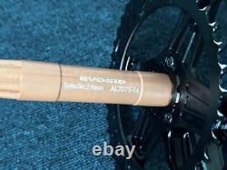 Evosid 50-34T Bicycle-Crank Set 165mm 7075 Aluminum Shimano SRAM 9-12 Speed