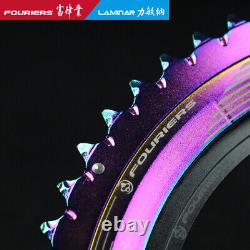 FOURIERS BCD110 Double Bike 39T 53T Chainring For Shimano 5800 Crank Ti coating