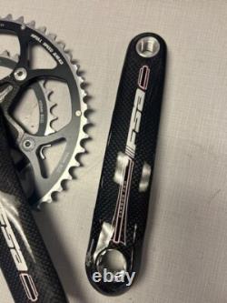 FSA Cabon Pro Elite CrankSet 110 BCD 50 34T Double Road 9-10 Sp 175mm for ISIS