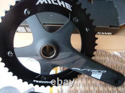 Free Shipping MICHE Mike PISTARD 2.0 CHAINSET Chainring 48T 165mm BLACK tr