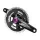 Full Carbon Road Bike Cranksets Crank Arm 167.5/170/172.5/175mm 52-36t Chainring