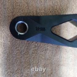 GOLDBX Black Aluminum Lightweight 34T Single Speed Crankset 165mm 6.5 in