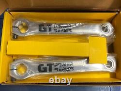 GT Power Series 175mm aluminum alloy 22mm spindle BMX bicycle crank set NEW