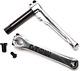 Gt Power Series 175mm Aluminum Alloy 22mm Spindle Bmx Bicycle Crank Set Arms