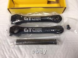 GT Power Series Alloy Black Crank Set Without Chainring 175mm 22mm