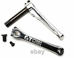 GT Power Series Alloy Crank Set Chrome 175mm