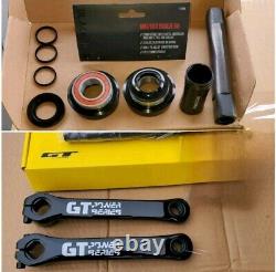 GT Power Series Cranks 175mm Black Ops FREE 22mm American BB old school bmx NIB