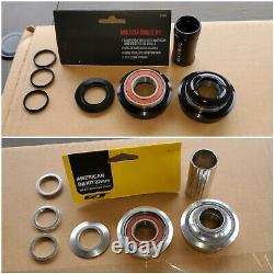 GT Power Series Cranks 175mm Silver FREE GT 22mm American BB old school bmx NIB