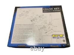 GT Show 165mm 3pc Crank Set Mid School BMX FSA Power Series Alloy Unused Rare