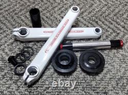 Hard Luck BMX Flight 474 Cranks Old School Bmx White