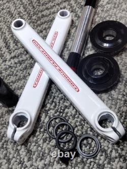 Hard Luck BMX Flight 474 Cranks Old School Bmx White