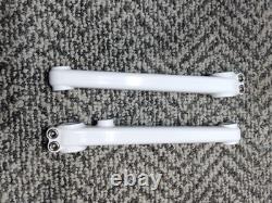 Hard Luck BMX Flight 474 Cranks Old School Bmx White