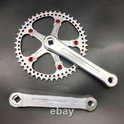 High quality 46T 170mm Aluminum CNC Alloy Single Speed Fixed Gear Bicycle Cranks