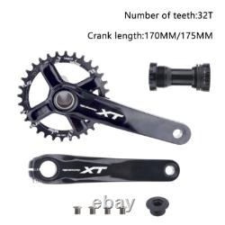 Hollowtech Mtb Crank Arms 104 Bcd Bicycle Crankset Integrated Candle Pe 2 Crowns